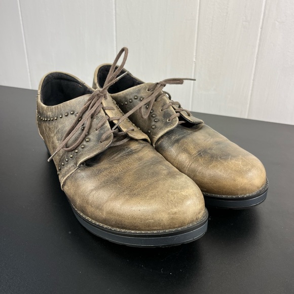 Naot Leather Lace Up Derby Shoes Sz 8 - Picture 3 of 12